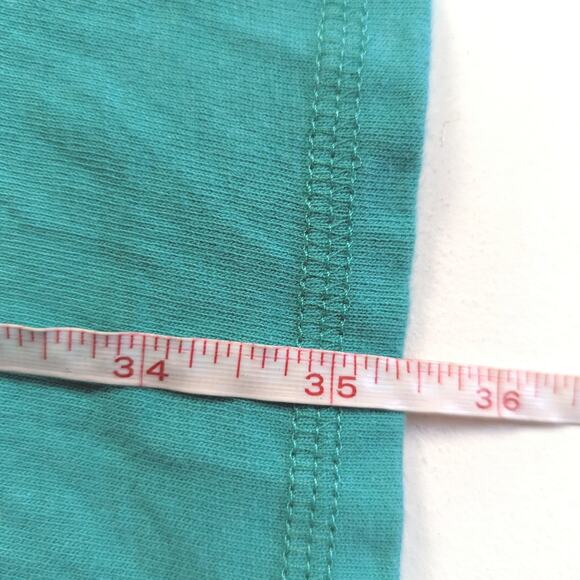 T By Talbots Dress Women's Size Medium Teal Tee - Picture 9 of 9
